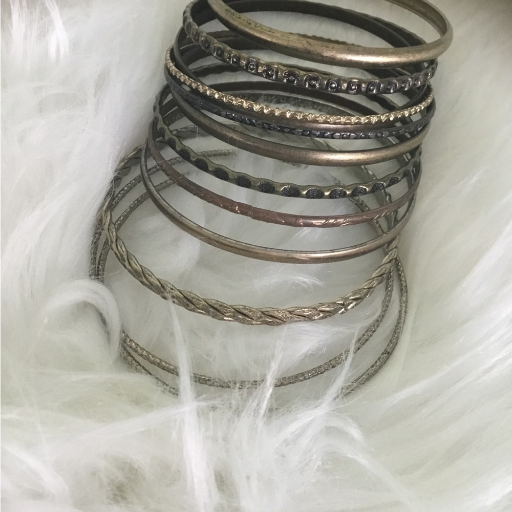 Set of 12 bracelets worn and pre loved